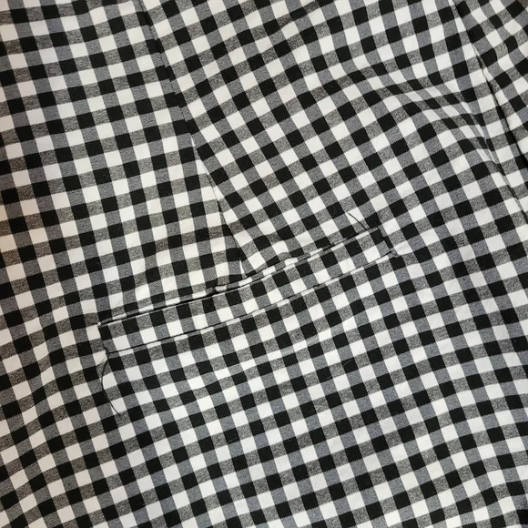 89th & Madison wide leg paper bag gingham pants - Picture 8 of 10